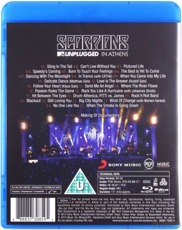 Scorpions: Mtv Unplugged [Blu-Ray]