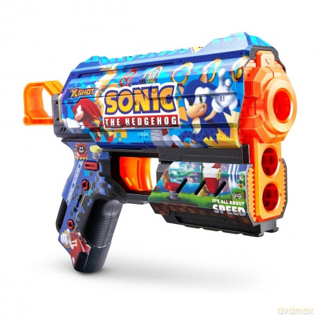 X-Shot - Skins Flux (8 Darts) SONIC (36648-B)