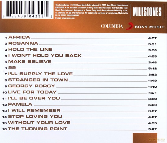 Toto: Milestones - Toto [CD]