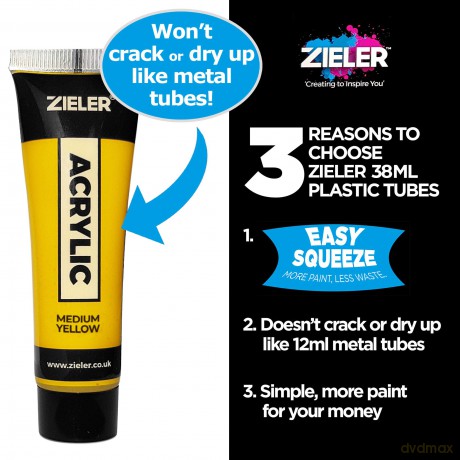 Farby akrylowe Zieler 10 szt. x 38 ml