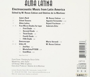 Alma Latina - Electroacoustic Music [CD]