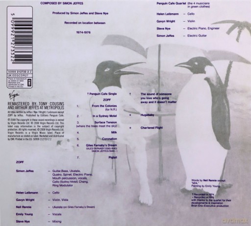 Penguin Cafe Orchestra: Music From The Penguin Cafe [CD]