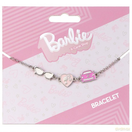 Barbie: Barbie Charm Enamelled Charm Bracelet (Silhouette. Glasses & Corvette)