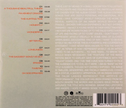 Annie Lennox: Bare [CD]