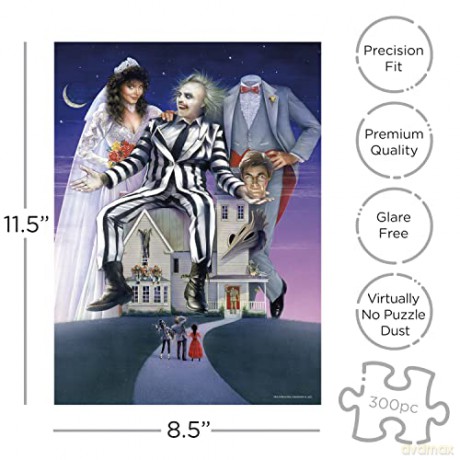 Beetlejuice: Beetlejuice Vuzzle (300 Piece Jigsaw Puzzle) [PUZZLE]