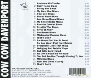 Cow Cow Davenport: Best Of Blues 5 - Cow Cow Davenport [CD]