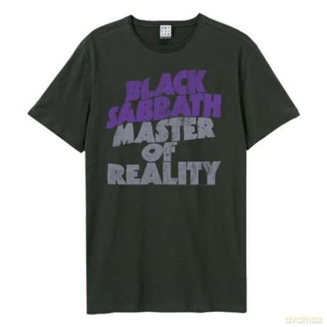 Black Sabbath: Black Sabbath Master Of Reality Amplified Vintage Charcoal X Large T Shirt