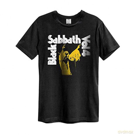 Black Sabbath: Black Sabbath Vol. 4 Amplified Vintage Black Medium T Shirt