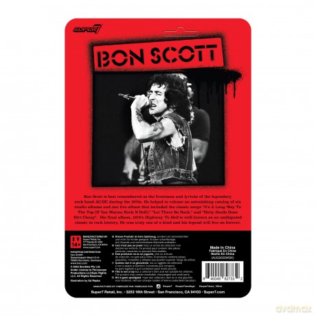 Bon Scott: Bon Scott Reaction Figures Wave 01 - Bon Scott