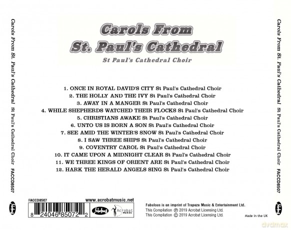 St Pauls Cathedral Choir: Carols From St. Pauls Cathedral [CD]