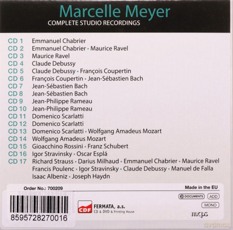 Marcelle Meyer: Meyer - Complete Studio Rec [17CD]
