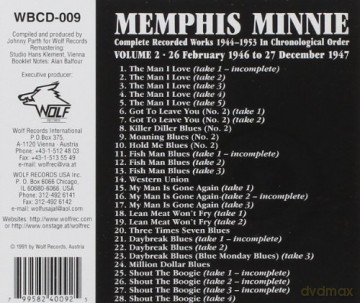 Memphis Minnie: Complete Works - Vol. 2 - 46-47 [CD]