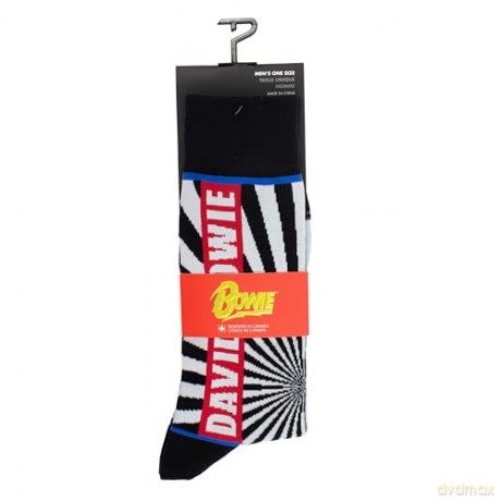 David Bowie: David Bowie Flash Stripes Crew Socks (One Size)