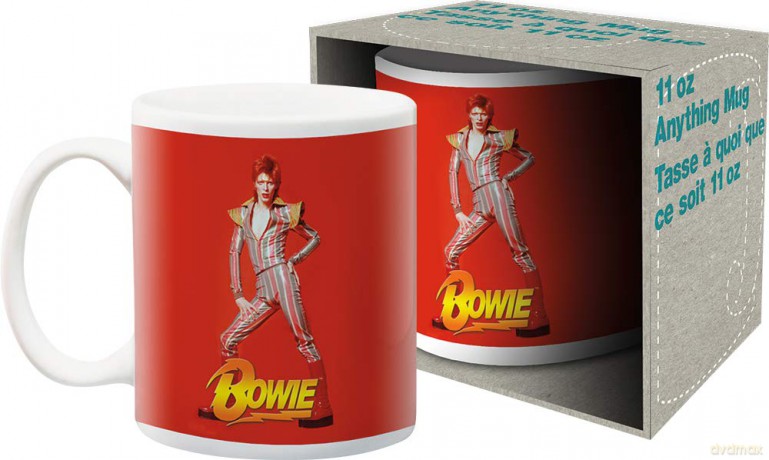 David Bowie: David Bowie Red 11Oz Boxed Kubek