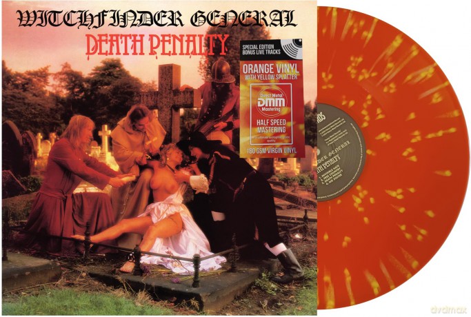 Witchfinder General: Death Penalty (Orange/Yellow Splatter) [Winyl]
