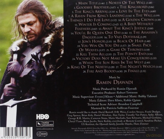 Game of Thrones soundtrack (Gra o Tron) [CD]