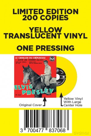Elvis Presley: Ep Etranger No11 - Le Cavalier Du Crepuscule (Yellow) [Winyl]