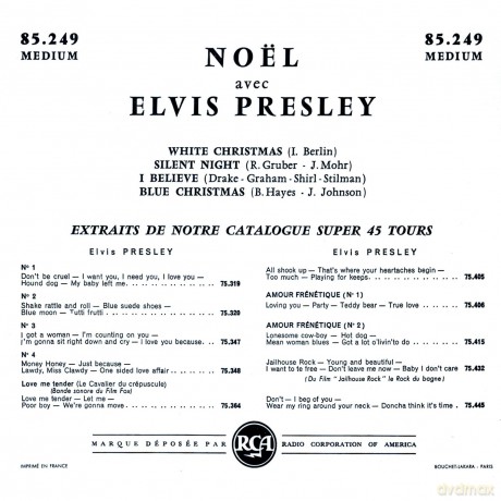 Elvis Presley: Ep Etranger No12 - Noel Avec Elvis [Winyl]