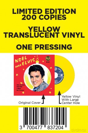 Elvis Presley: Ep Etranger No12 - Noel Avec Elvis (Yellow) [Winyl]