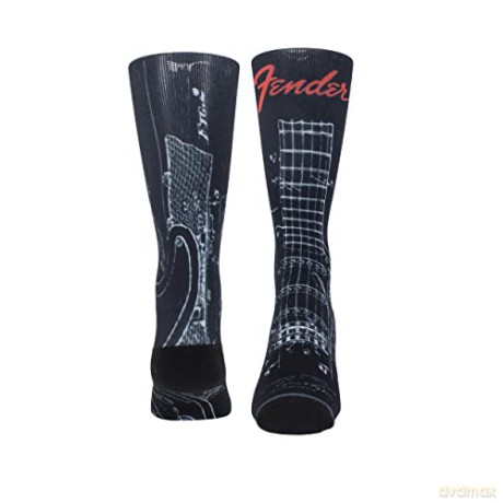 Fender: Fender Guitar Parts Socks Black (One Size)