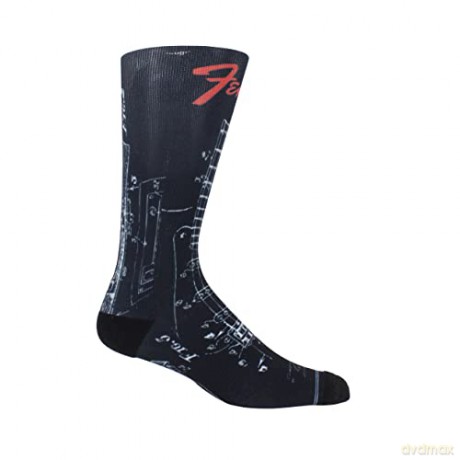 Fender: Fender Guitar Parts Socks Black (One Size)