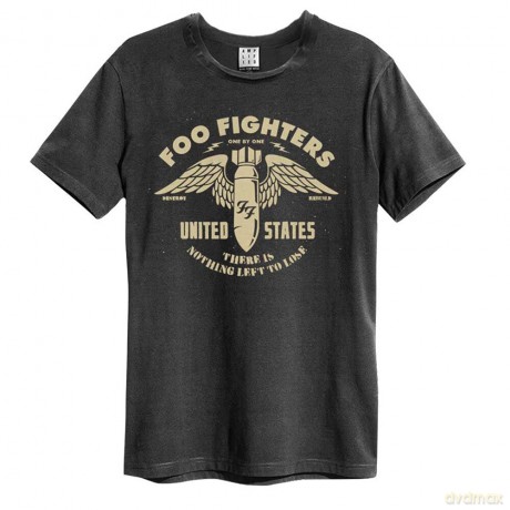 Foo Fighters: Foo Fighters - One By One Amplified Vintage Charcoal Small T Shirt