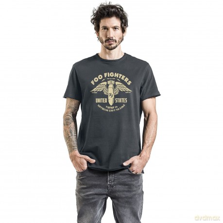 Foo Fighters: Foo Fighters - One By One Amplified Vintage Charcoal Small T Shirt