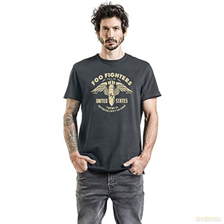 Foo Fighters: Foo Fighters - One By One Amplified Vintage Charcoal Xx Large T Shirt