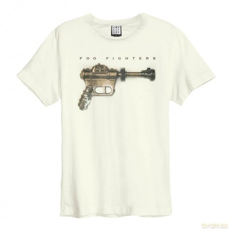 Foo Fighters: Foo Fighters (Greatest Band) - Ray Gun Amplified Vintage White Small T Shirt