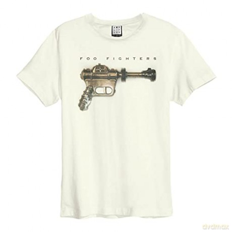 Foo Fighters: Foo Fighters (Greatest Band) - Ray Gun Amplified Vintage White X Large T Shirt