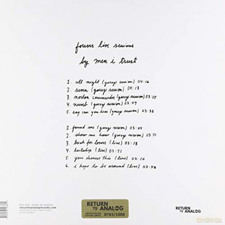 Men I Trust: Forever Live Sessions [Winyl]
