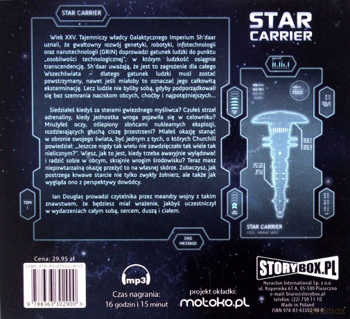Star carrier - Ian Douglas (digipack) [AUDIOBOOK] [CD-MP3]
