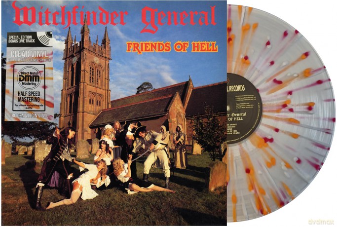 Witchfinder General: Friends Of Hell (Clear/Red/Orange/White Splatter) [Winyl]