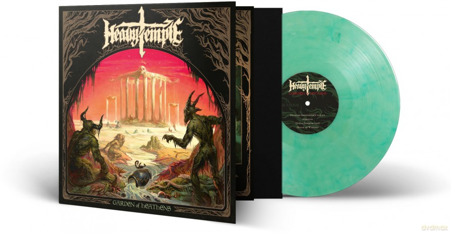 Heavy Temple: Garden Of Heathens (Clear/Green/White Minty Ice Marbled) [Winyl]