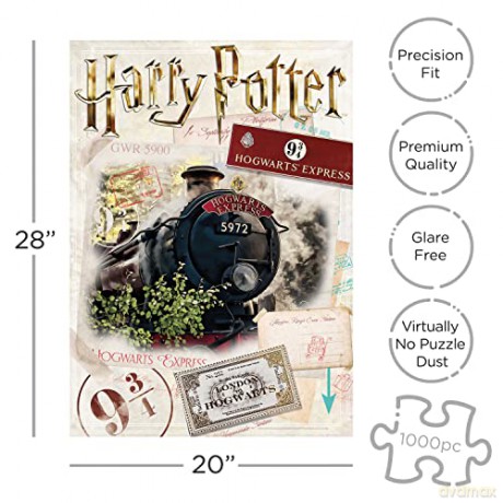 Harry Potter: Harry Potter Hogwarts Express Ticket 1000 Piece Jigsaw Puzzle [PUZZLE]