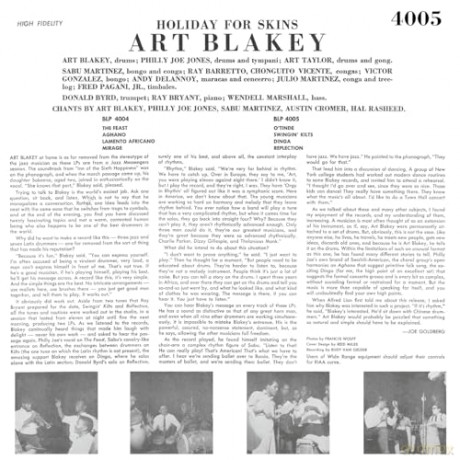 Art Blakey: Holiday For Skins Vol. 2 [Winyl]