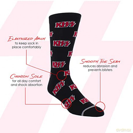Kiss: Kiss Crew Socks In Gift Box (One Size)