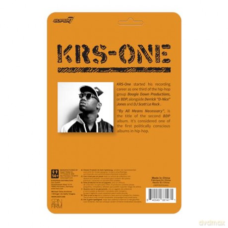 Krs-One: Krs-1 Reaction Figures Wave 01 - Krs-One (By All Means Necessary Bdp)