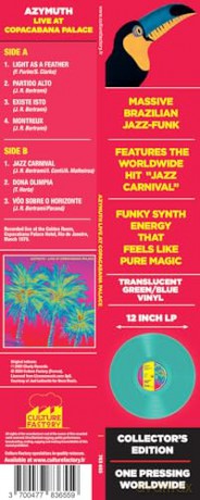 Azymuth: Live At Copacabana Palace (Blue/Green) [Winyl]