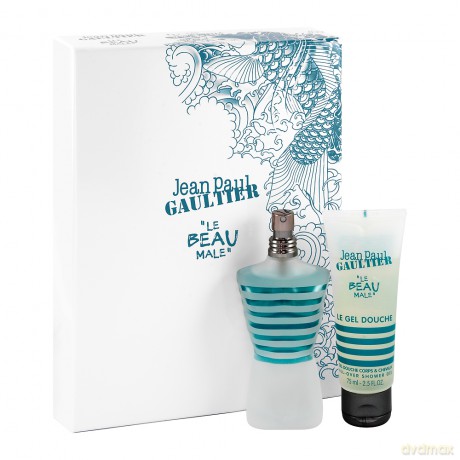 Jean Paul Gaultier (Jpg) Le Beau (M) Zestaw (Woda Toaletowa Spray 75ml + Żel Pod Prysznic 75ml) [PERFUMY]+[KOSMETYKI]