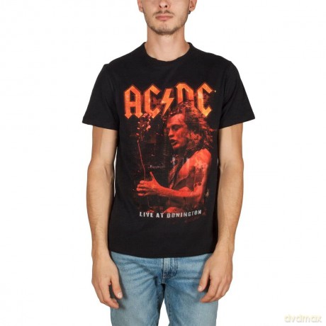 AC/DC: Live At Donington Amplified Medium Vintage Black T Shirt