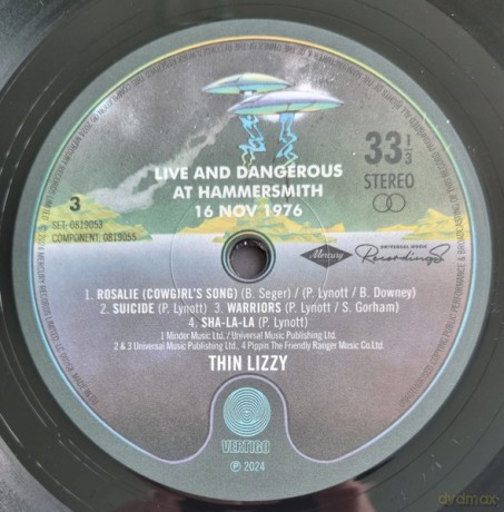 Thin Lizzy: Live At Hammersmith 16/11/1976 (RSD 2024) [Winyl]