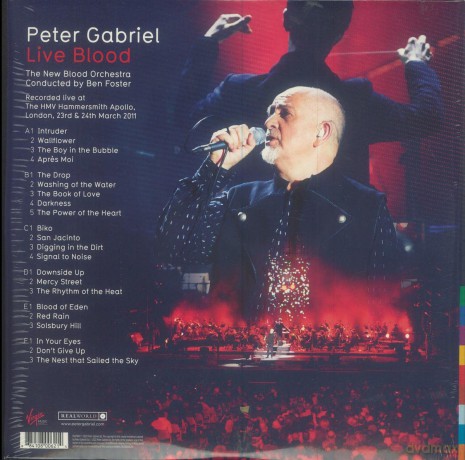 Peter Gabriel: Live Blood (Blood Red) (33Rpm) (RSD 2022) [Winyl]