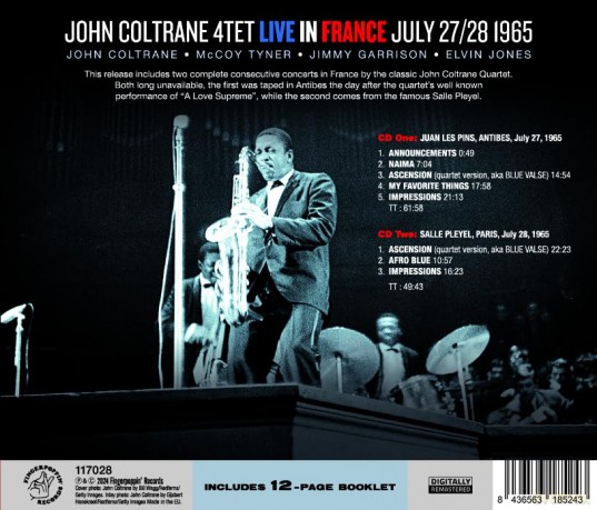 John Coltrane 4tet: Live In France July 27/28 1968 - The Complete Concerts [CD]