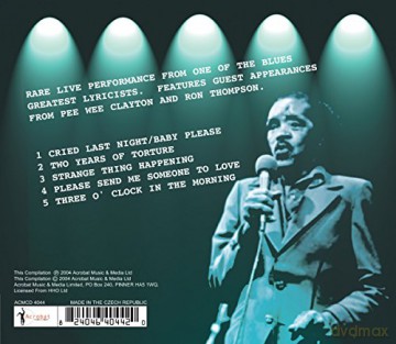 Percy Mayfield: Live In San Francisco [CD]