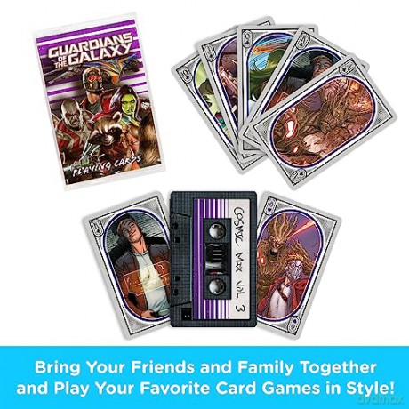 Guardians Of The Galaxy: Marvel Guardians Of The Galaxy Cassette Playing Cards [KARTY]
