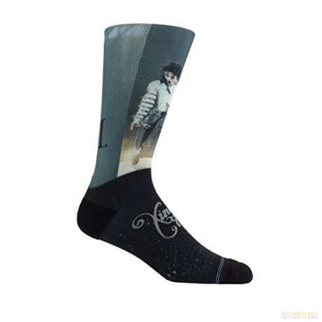 Michael Jackson: Michael Jackson Silver Glitter King Of Pop Socks (One Size)