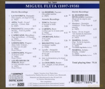 Miguel Fleta: Miguel Fleta 1922-1927 [CD]