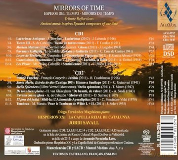 Jordi Savall - Diego Fernandez Magdaleno: Mirrors Of Time [CD]