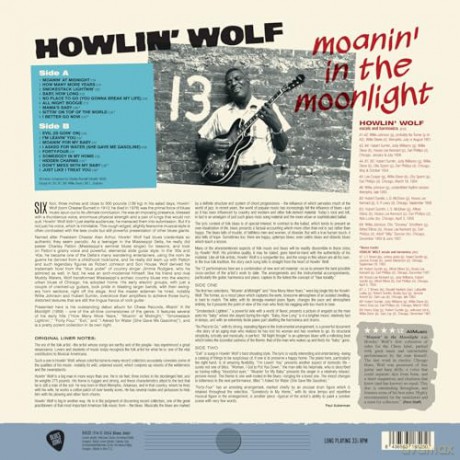 Howlin Wolf: Moanin In The Moonlight (+6 Bonus Tracks) (Limited) [Winyl]